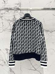 FENDI | FF-jacquard sweater black - 5