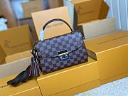 LOUIS VUITTON | Croisette Bag Damier Ebene Canvas material - 1