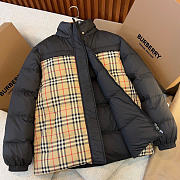 BURBERRY | Vintage check-pattern reversible padded jacket - 4