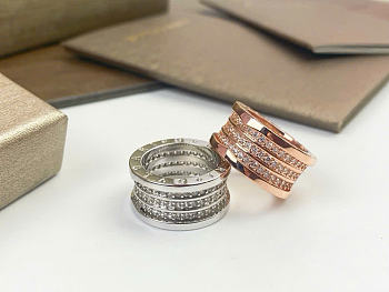 BVLGARI | Rings In Silver/Rose Gold