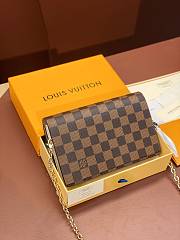 LOUIS VUITTON | Vavin Chain Wallet Damier Ebene coated - 2