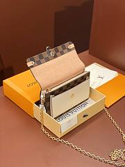 LOUIS VUITTON | Vavin Chain Wallet Damier Ebene coated - 3