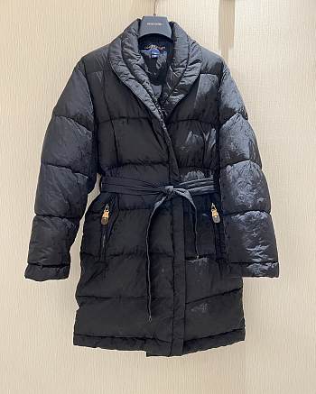 LOUIS VUITTON | Long Down Coat Monogram In Black