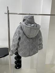 LOUIS VUITTON | Short Down Jacket Monogram In Gray - 6