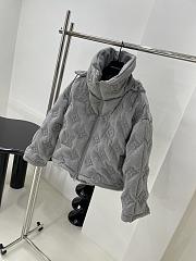 LOUIS VUITTON | Short Down Jacket Monogram In Gray - 2