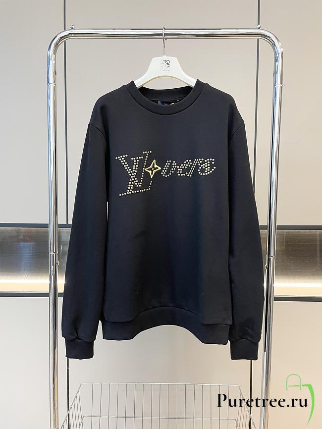 LOUIS VUITTON | Cotton Signature Crewneck Relaxed Fit - 1