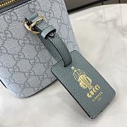 GUCCI | Ophidia medium travel bag Dusty blue GG Supreme canvas - 3