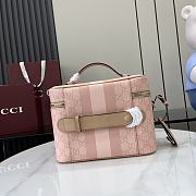 GUCCI | Ophidia medium travel bag Dusty pink GG Supreme canvas - 6