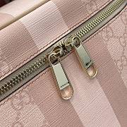 GUCCI | Ophidia medium travel bag Dusty pink GG Supreme canvas - 3