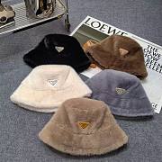 PRADA | Shearling Bucket Hat  - 4