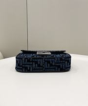 FENDI | Baguette Chain Midi Bag Blue - 5