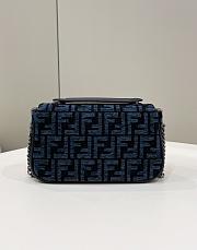 FENDI | Baguette Chain Midi Bag Blue - 3