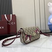 GUCCI | GG mini shoulder bag with cat detail - 4