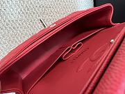 CHANEL | Classic Flap Bag Caviar In Red Color - 6