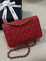 CHANEL | Classic Flap Bag Caviar In Red Color - 4