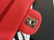 CHANEL | Classic Flap Bag Caviar In Red Color - 3