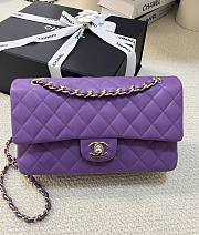 CHANEL | Classic Flap Bag Caviar In Purple Color - 1