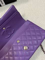 CHANEL | Classic Flap Bag Caviar In Purple Color - 4