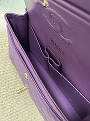 CHANEL | Classic Flap Bag Caviar In Purple Color - 3