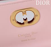 DIOR | Top handle Supple Calfskin Cannage Caro Wallet Pink - 2