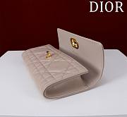 DIOR | Top handle Supple Calfskin Cannage Caro Wallet Beige - 6