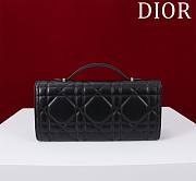 DIOR | Top handle Supple Calfskin Cannage Caro Wallet Black - 5