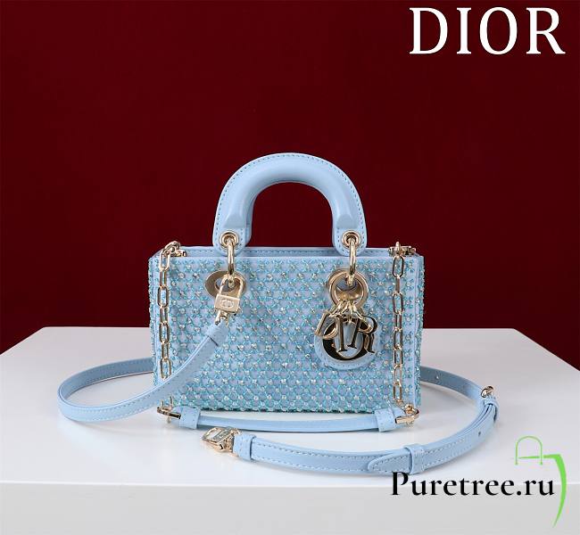 DIOR | Lady D-Joy Micro Bag Celestial Blue - 1