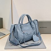 BALENCIAGA | Medium Le City tote bag blue - 2