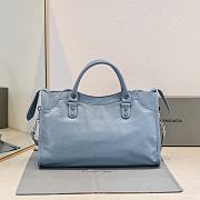 BALENCIAGA | Medium Le City tote bag blue - 5