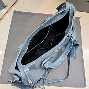 BALENCIAGA | Medium Le City tote bag blue - 4