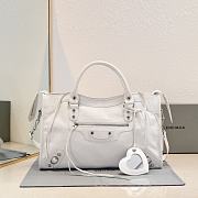 BALENCIAGA | Medium Le City tote bag white - 1