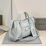 BALENCIAGA | Medium Le City tote bag light blue - 3