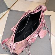 BALENCIAGA | Medium Le City tote bag shiny pink - 6