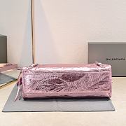 BALENCIAGA | Medium Le City tote bag shiny pink - 5