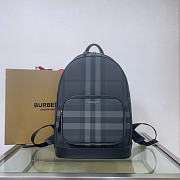 BURBERRY | Rocco backpack Black Coated canvas - 1