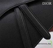 Dior Saddle Bag Black Grain Leather size 25.5x20x6.5cm  - 2