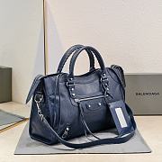 BALENCIAGA | Medium Le City tote bag dark blue - 4