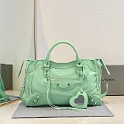 BALENCIAGA | Medium Le City tote bag green - 1