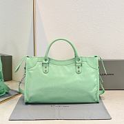 BALENCIAGA | Medium Le City tote bag green - 6