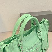 BALENCIAGA | Medium Le City tote bag green - 4