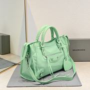 BALENCIAGA | Medium Le City tote bag green - 3