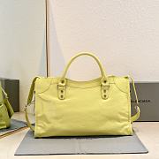 BALENCIAGA | Medium Le City tote bag yellow - 4