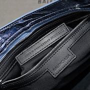 BALENCIAGA | Medium Le City tote bag shiny blue - 2