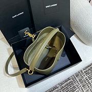 YSL | LE 37 medium in shiny leather green - 6