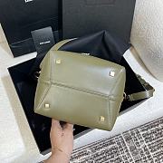 YSL | LE 37 medium in shiny leather green - 3