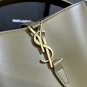 YSL | LE 37 small in shiny leather green - 3