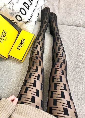 FENDI | Tights Black nylon stockings