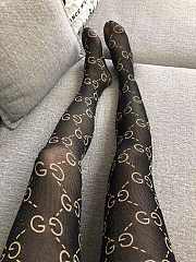 GUCCI | Tights Black-Beige stockings - 2