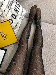 DIOR | Tights Black-beige stockings - 1