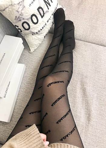 BALENCIAGA | Tights Black stockings 01